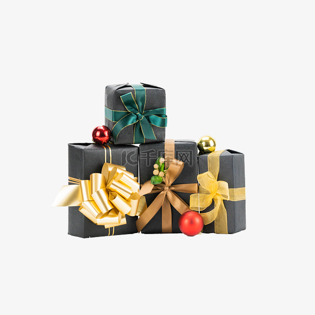圣诞节黑金礼盒