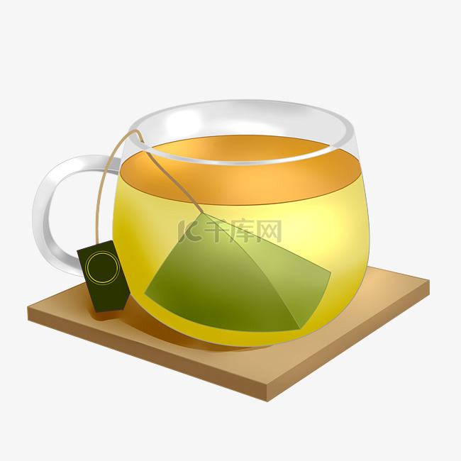 茶杯装饰茶杯插画