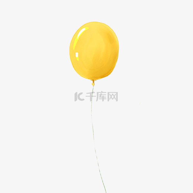 卡通黄色气球下载