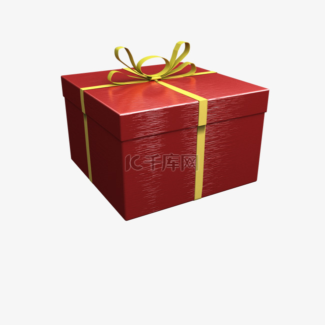 红色方正小礼品盒
