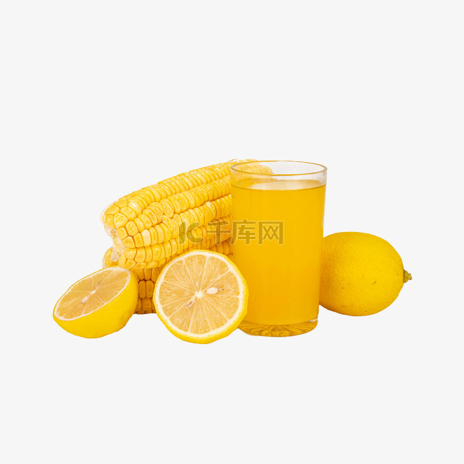 黄色果蔬汁饮品