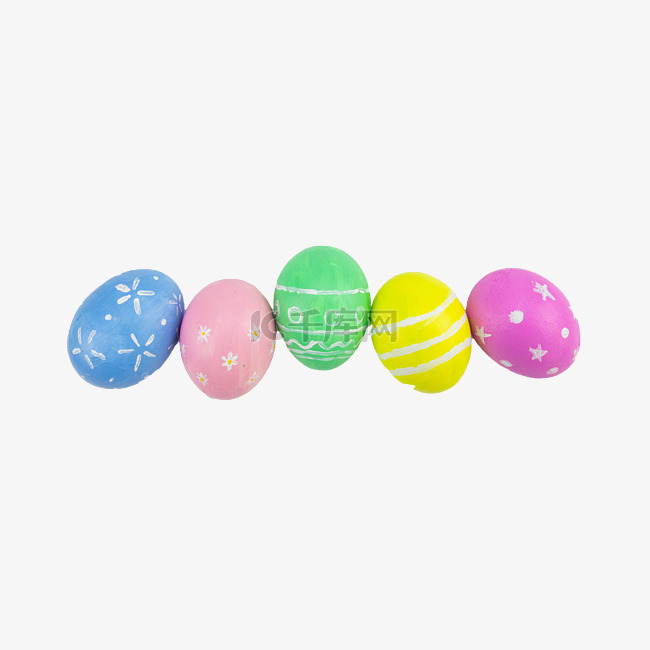 复活节彩蛋装饰彩色彩蛋