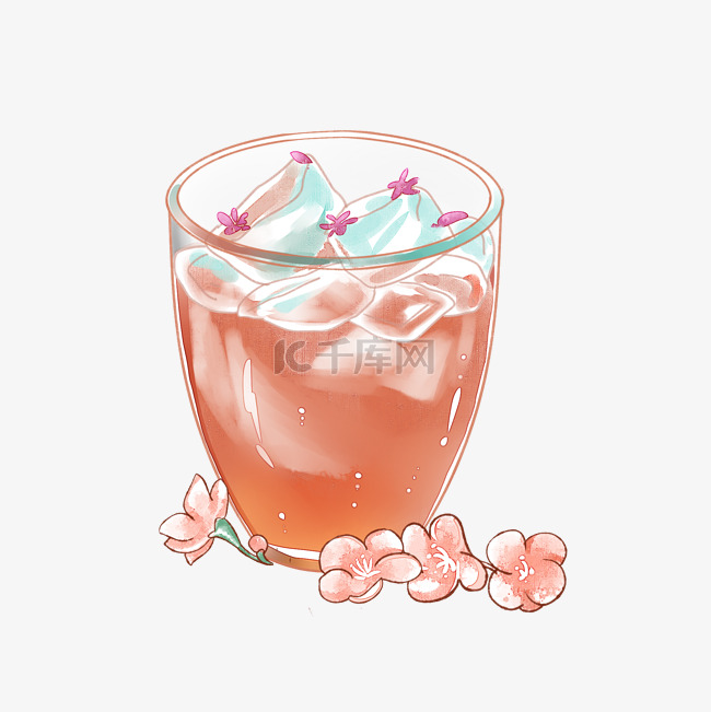 花茶水彩