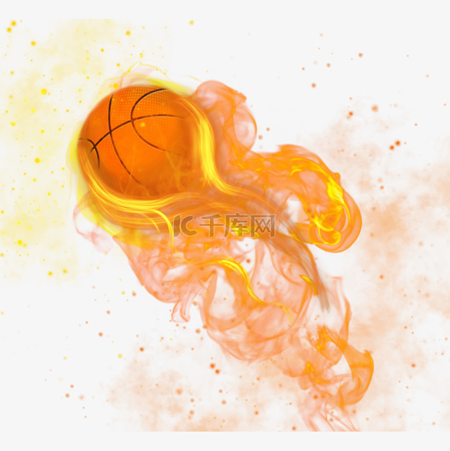 火焰运动篮球
