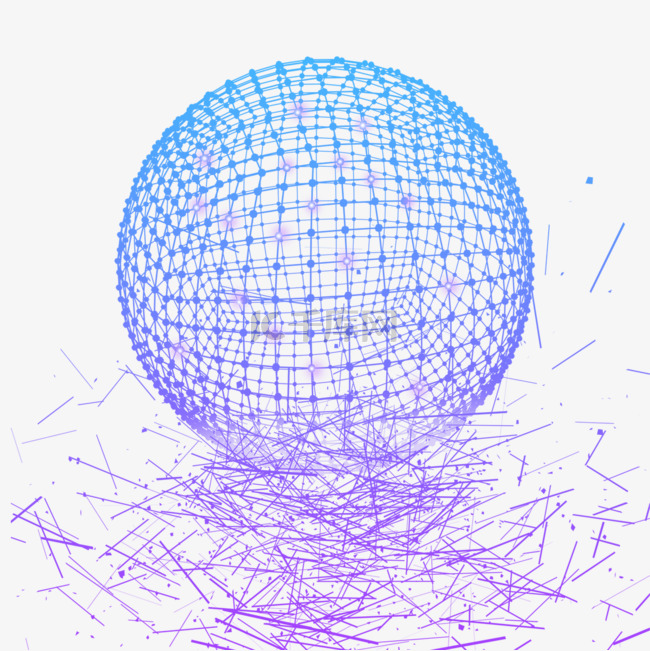 粒子线性爆炸球体