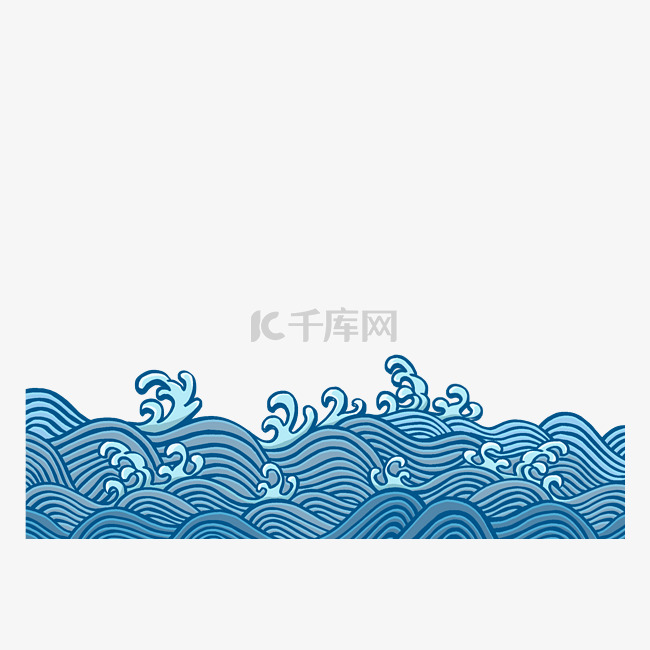 大海海浪浪花