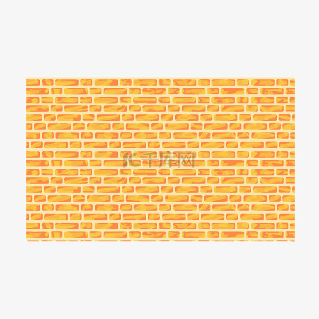 黄色砖墙纹路