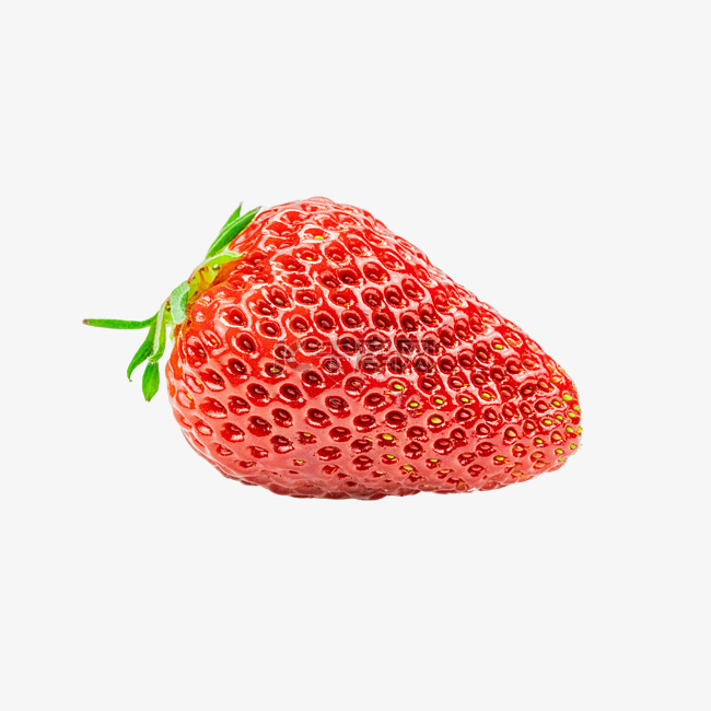 红色奶油草莓