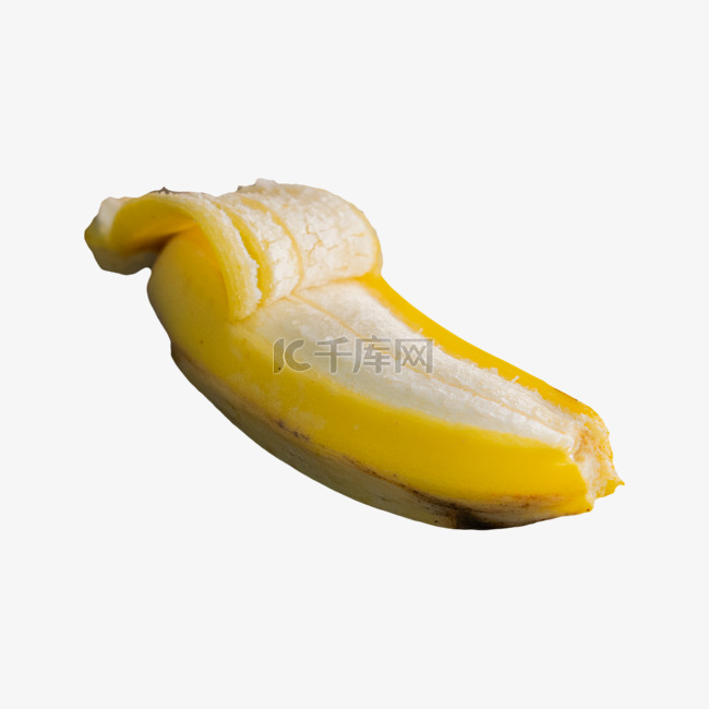 香蕉剥皮白色果肉