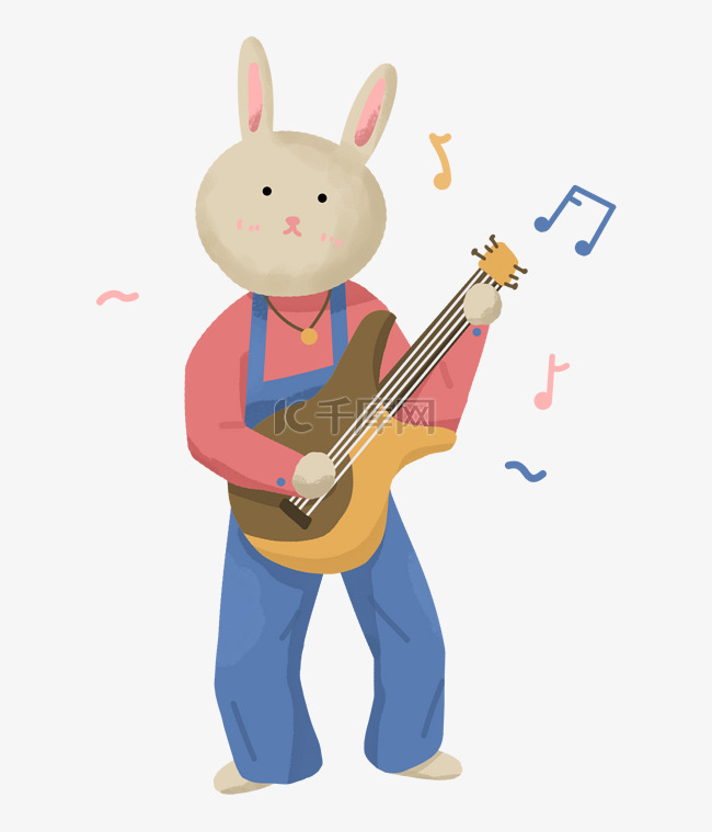 音乐培训教育培训兔子弹琴