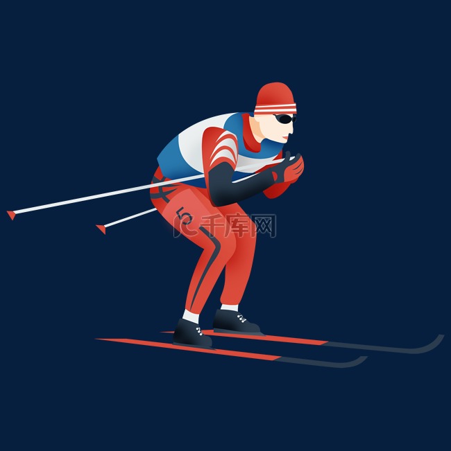 冬奥会项目男子越野滑雪