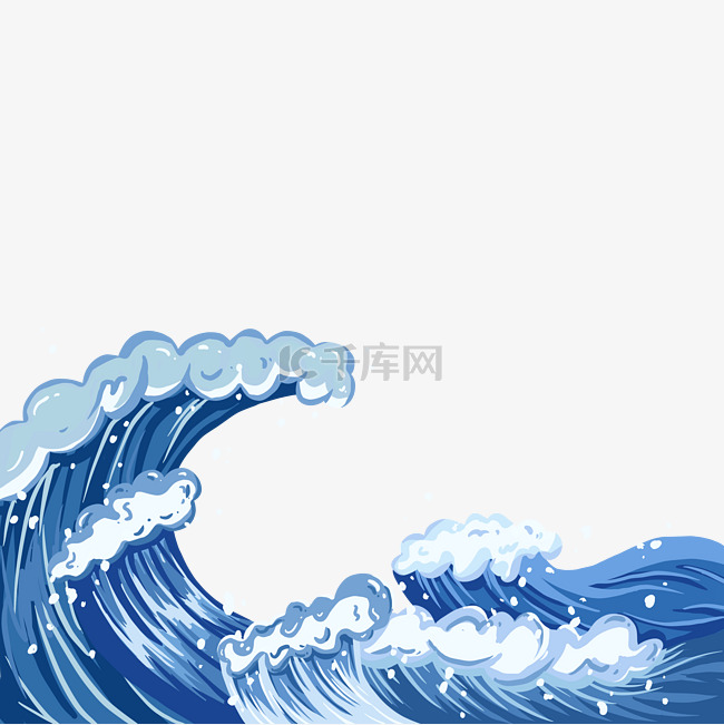 翻滚海浪