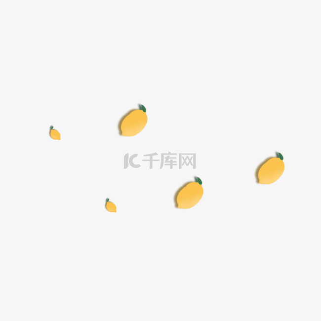 柠檬水果手绘