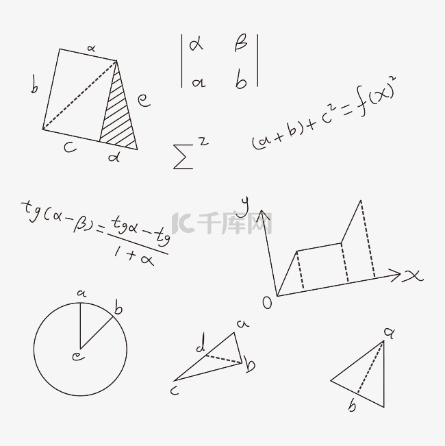 数学公式底纹