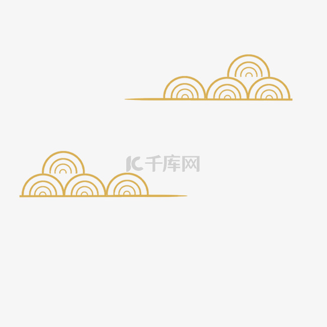云纹手绘中国风日系