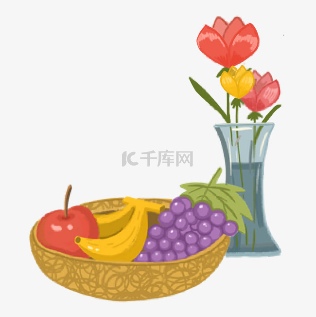 水果与花瓶