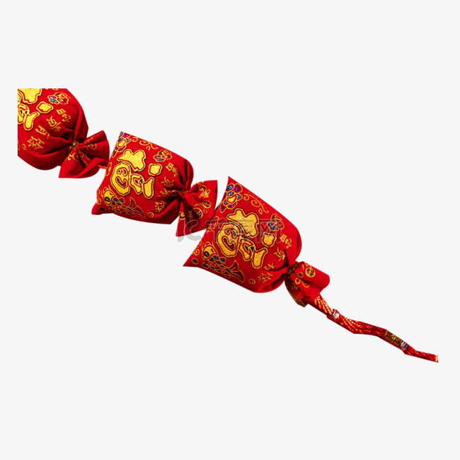 春节喜庆红色背景福字包