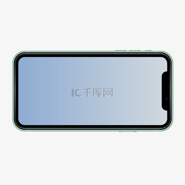 iPhone11模型横屏