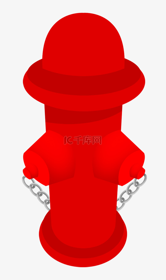 红色金属消防栓