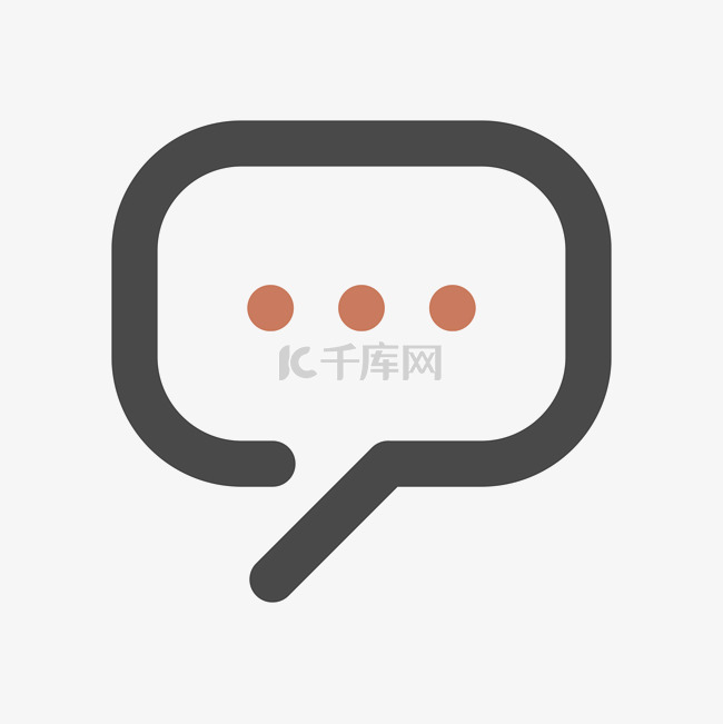 线性双色通用APP图标消息