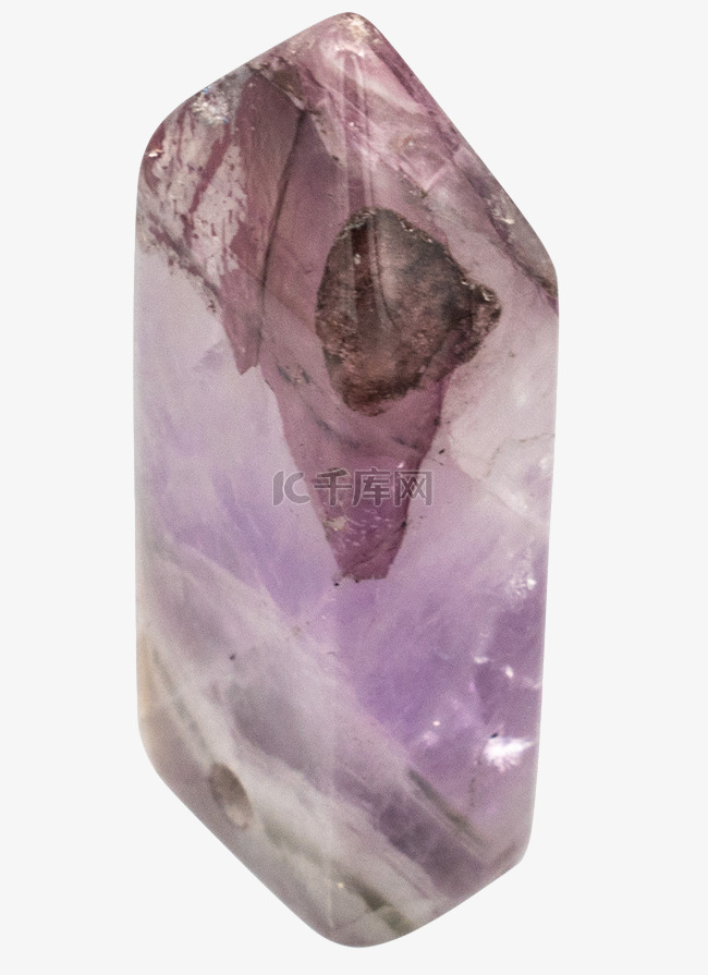 紫色玉石石头