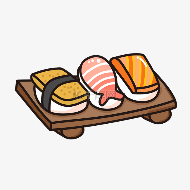 日本寿司旅游矢量卡通