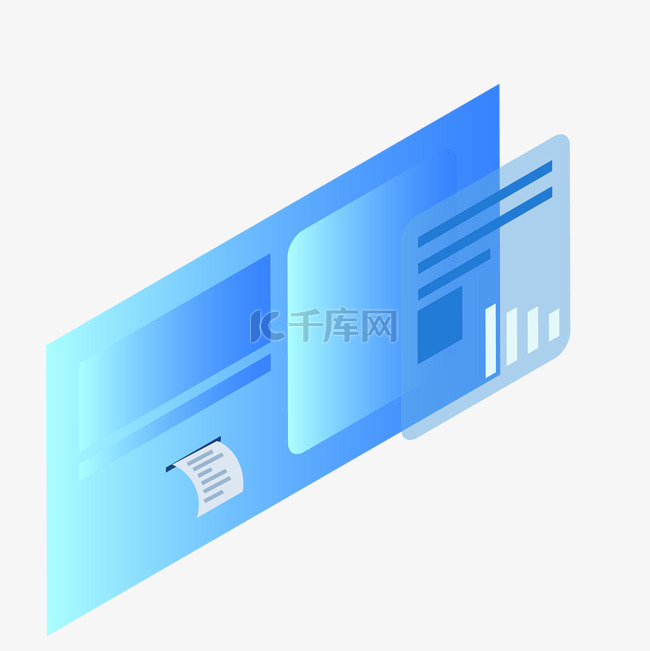 蓝色的科技网页设计