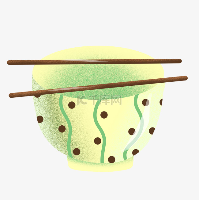 条纹圆点碗筷