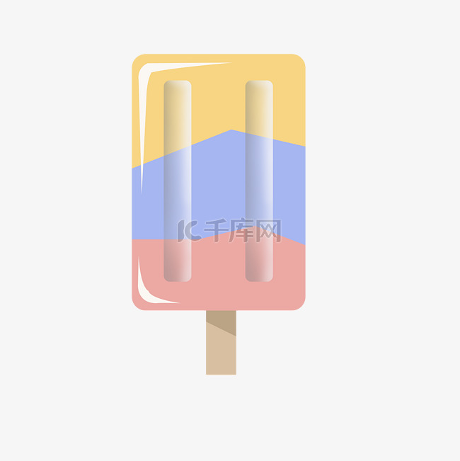 清凉夏季冰淇淋雪糕冰棍素材免费