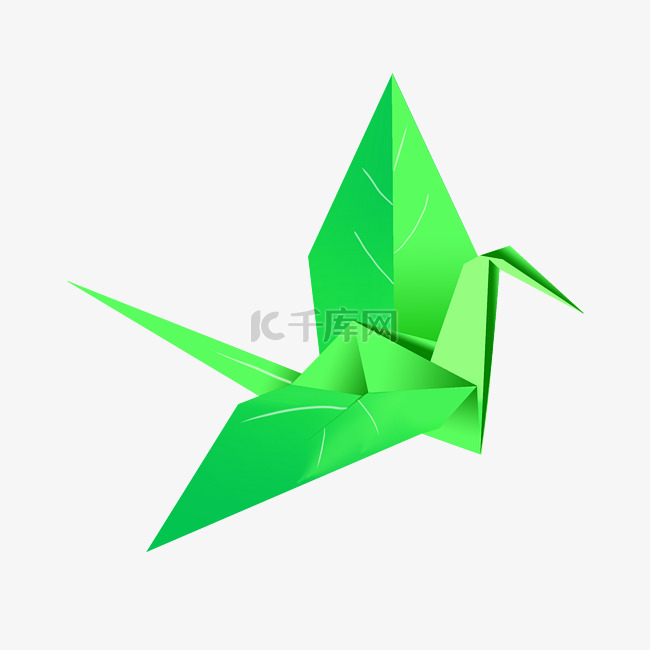 绿色飞机装饰