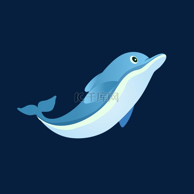 动物蓝色海豚