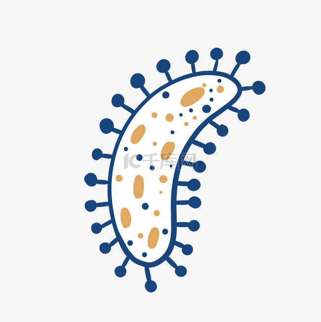 扁平细胞细菌PNG免抠素材