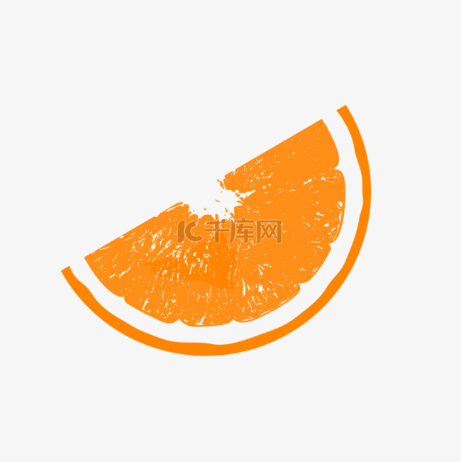 橙子切面半圆