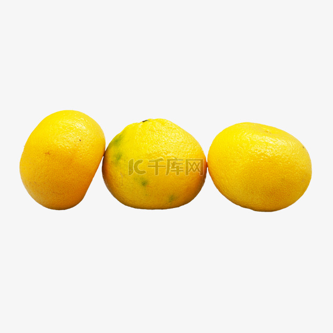 黄色柠檬橘子