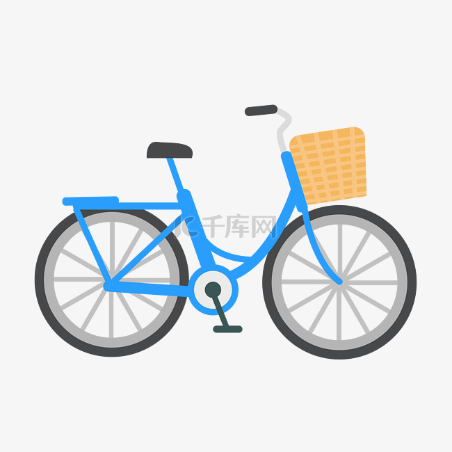 蓝色自行车工具