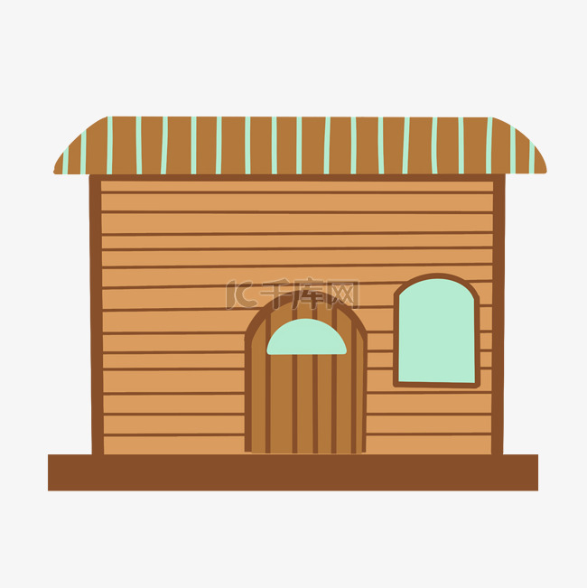 精致的小木屋插图