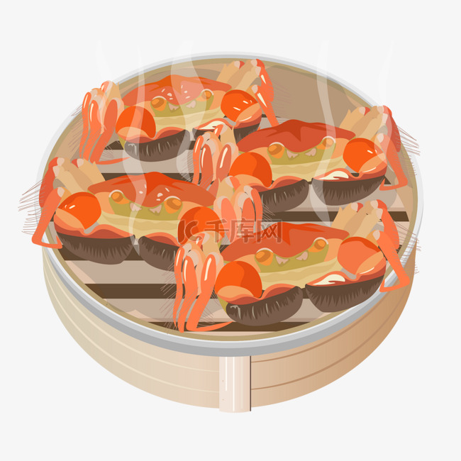 大闸蟹食物海鲜