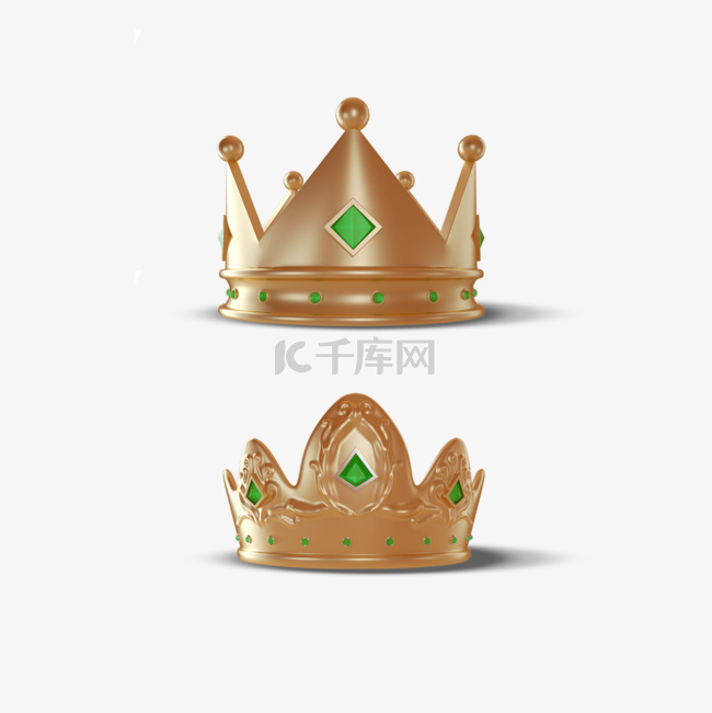 金色宝石皇冠
