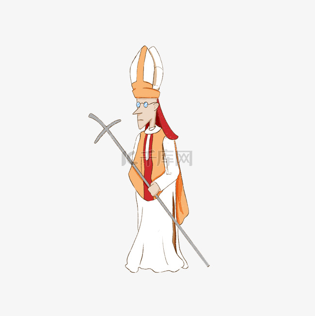 拿权杖的基督教教皇