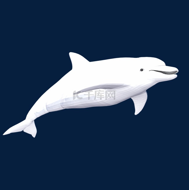 仿真动物白鲸