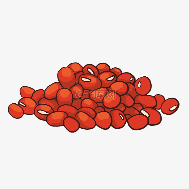 一堆红豆