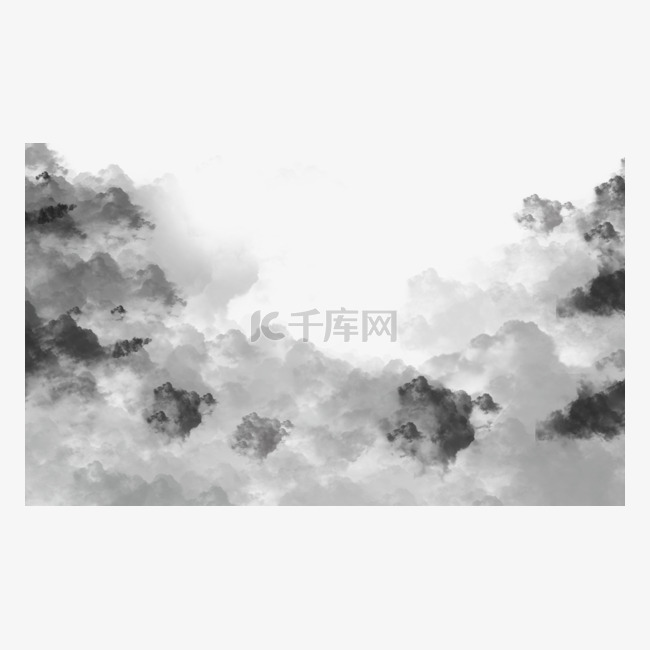 暴雨天气乌云