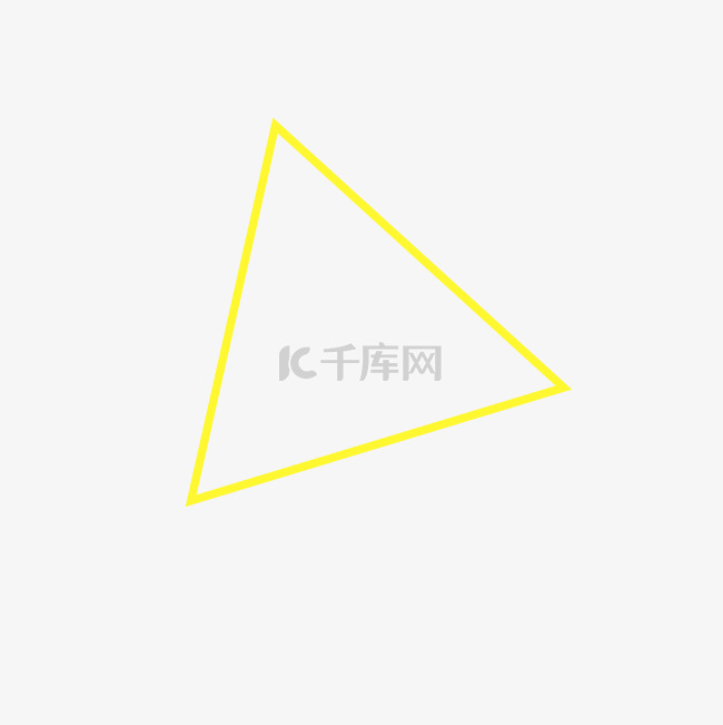 杭州大会黄色三角形边框