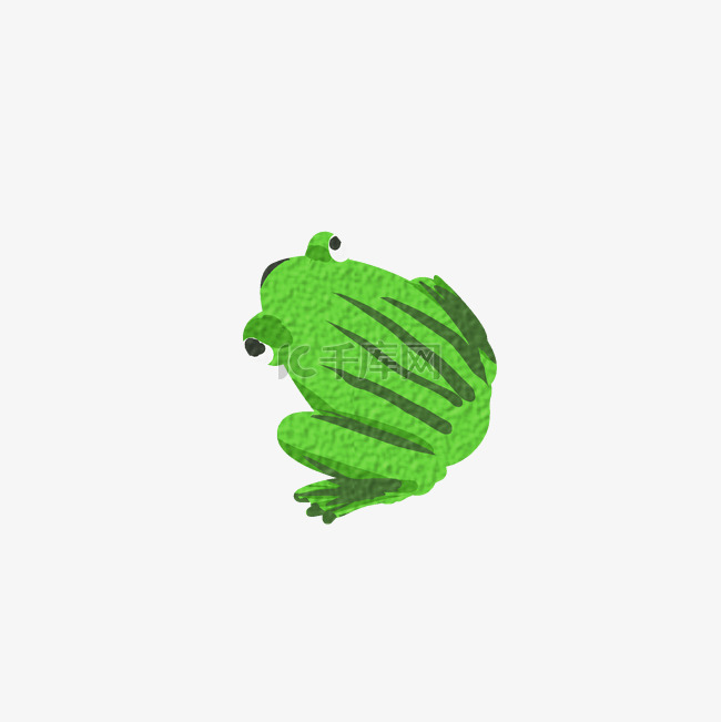 绿色的青蛙免抠图
