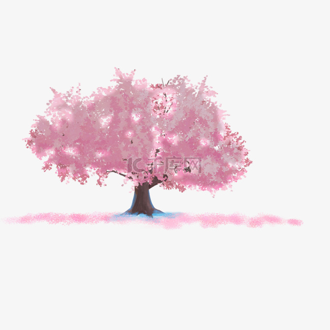 粉色大树