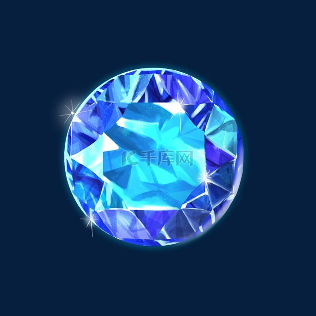 蓝宝石水晶钻石