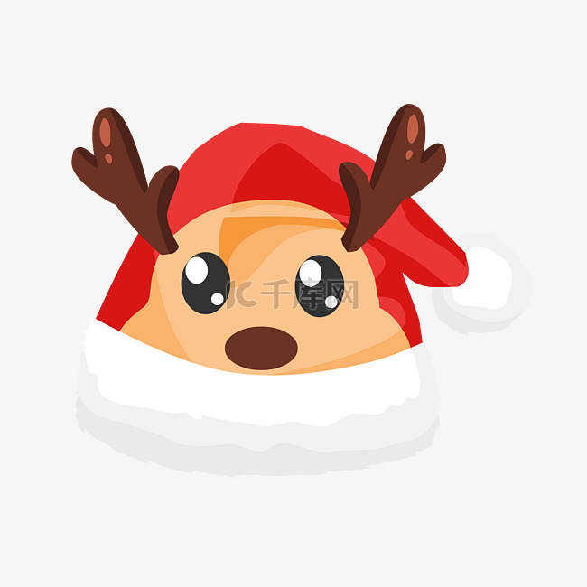 麋鹿圣诞帽