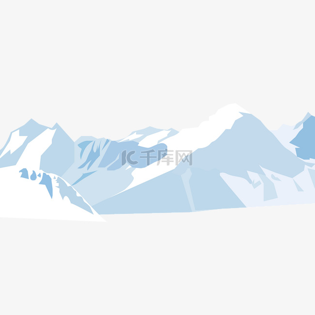 雪山群山