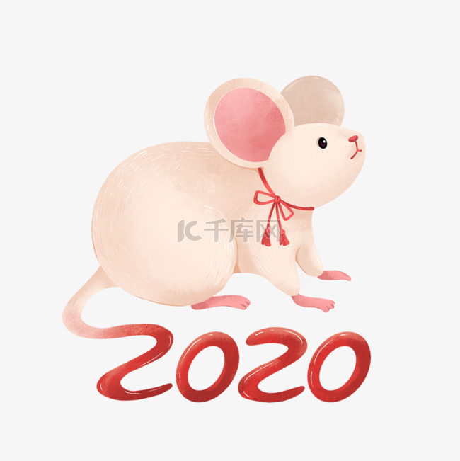 卡通2020新年小老鼠形象