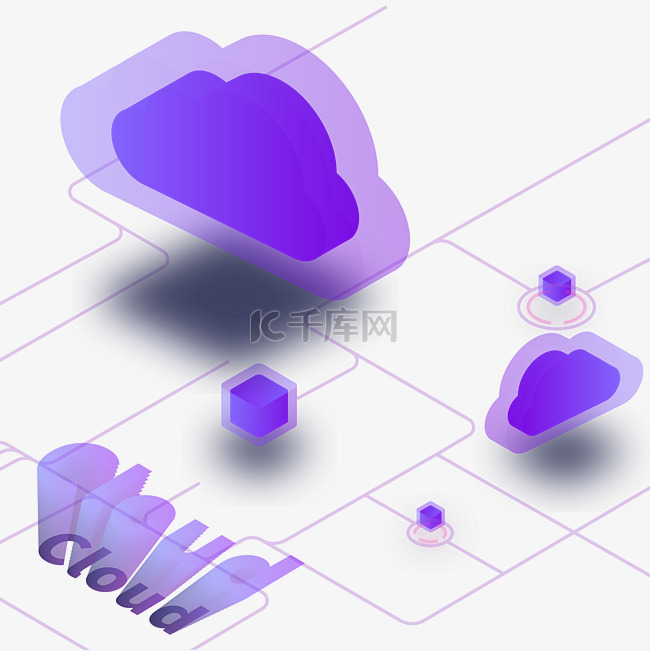 互联网紫色科技云平台